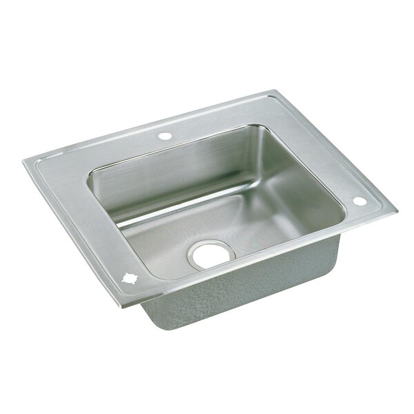 Lustertone Stainless Steel 28 X 22 X 7-5/8 Single Bowl Top Mount Classroom Sink